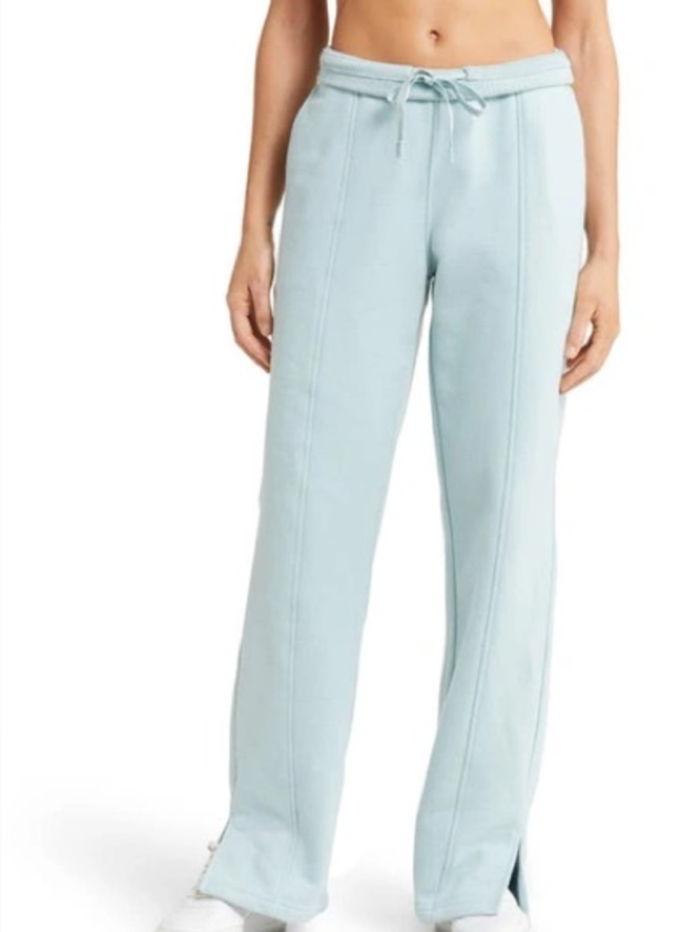 Alo High-Waist Alosoft Lounge Straight Leg fleece Sweatpant Straight sz small in
